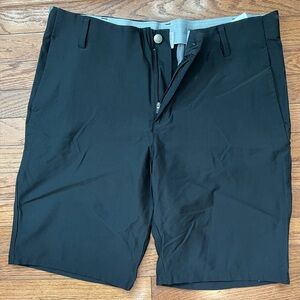 adidas Black Flat-Front Men's performance Shorts